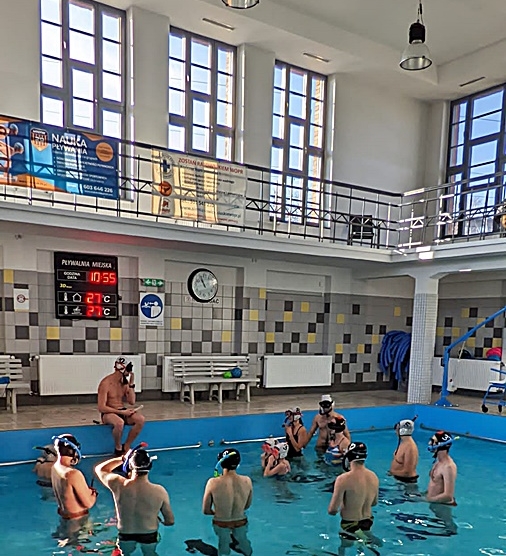 Hokej pod wodą Walenie Siemianowice Śląskie Trening I 2022